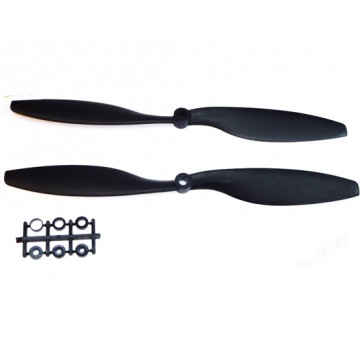 DISC..  Hélice Gemfan SF 12x4,5 noir (2 pcs)