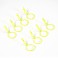 FLUORESCENT YELLOW LARGE CLIPS