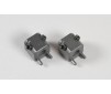 Steel square wheel driver 17mm-M6 w.pins, 2pcs.