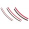 DISC.. 1.6mm Heat Shrink (4X150mm) Red & Black