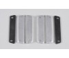 Alum. brake plates set, 6pcs.