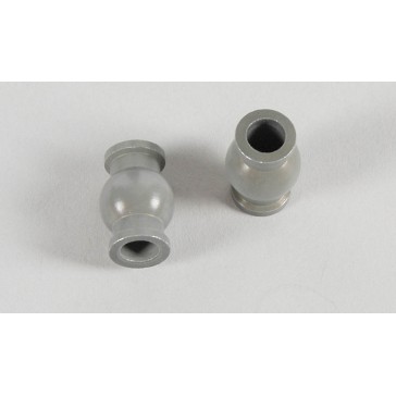 Alum. joint ball Ø 5-10x15mm, 2pcs.