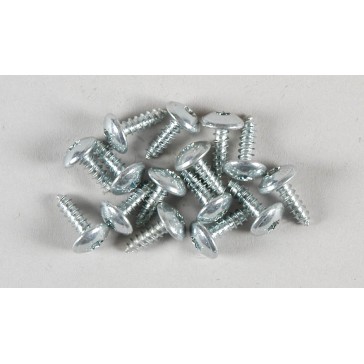 Pom-head tapping screw w.flange-Torx  2,9x9,5, 15pcs.