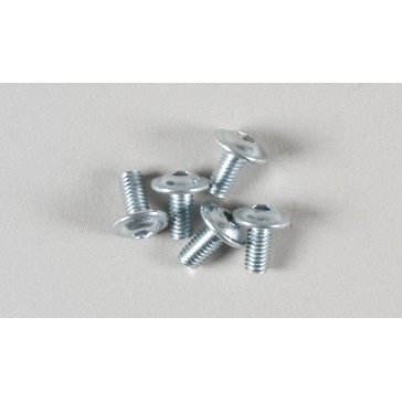 Lenticular flange head screw M3x6, 5pcs.