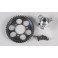 Steel gearwheel 46 teeth w.adapter, set