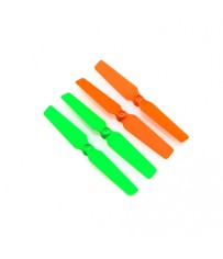 DISC.. 3d Props for the 200QX (4pcs Set) orange/green