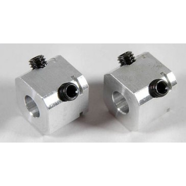 Alum.square wheel driver 17mm-M6, 2pcs.