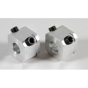 Alum.square wheel driver 14mm-M6, 2pcs.