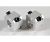 Alum.square wheel driver 14mm-M6, 2pcs.