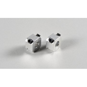 Alum.square wheel driver 12mm-M6, 2pcs.