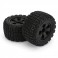 DISC.. Prmnt  F/R Tire Set (2). BLK.All Terrain: Circuit