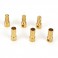 Gold Bullet Connector Set, 3.5mm (3)