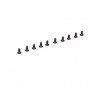 Flat Head Screws, M2.5 x 6mm (10)