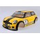 Body set Mini Cooper, 2mm, yellow painted