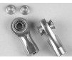 Alum. ball-and-socket joint Ø5-M8, 2pcs.