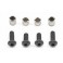 DISC.. RC8 STEERING BLOCK BUSHINGS (TOP & BOTTOM W/SCREWS)