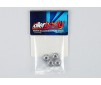 DISC.. Aluminum wheel nuts (gray) 4pcs.