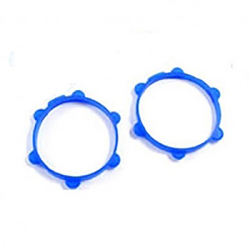 1/8TH RUBBER TYRE BANDS (2) BLUE