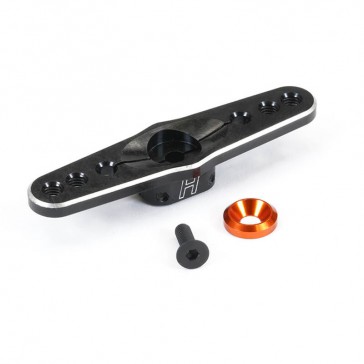 24T BLACK ALUMINIUM DOUBLE SERVO HORN (HITEC)