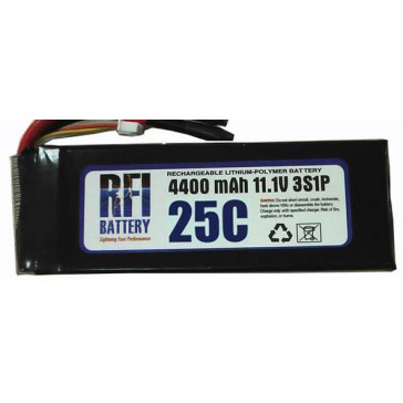 DISC..Lipo Batterij 2200mAh 25C/50C 18,5V (5S) 42x35x103 - 268g EC3