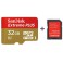 DISC.. SanDisk 32GB Extreme micro SDHC (Class 10)