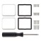 DISC.. Lens Replacement Kit HD Hero 3 For HD HERO3 White Silver and B