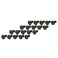 DISC.. Socket Head Button Screw - Black (M3x6)x20pcs