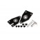 DISC.. X5 CNC Tail Fram Set (Black anodized)