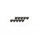 DISC.. Socket Head Button Screw - Black (M3x5)x10pcs