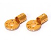 DISC.. MR200 Aluminium Motor Mount (2 pcs, Yellow)