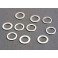 DISC.. Washers, 5x8 flat metal (10)