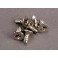 Screws, 3x6mm countersunk self-tapping (6)