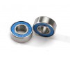 Ball bearings, blue rubber sealed (6x13x5mm) (2)