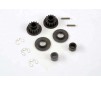 Pulley, 15-groove (2)/ axle pins (2)/ top shaft spacers (2)