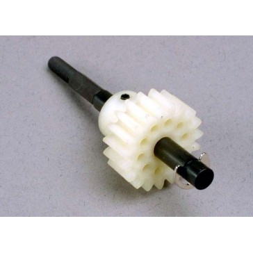 Drive gear, single-speed (19-tooth)/ slipper shaft