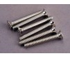 Screws, 4x30mm countersunk machine (6)