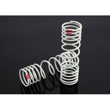 Springs, rear (progressive, +10% rate, pink) (2)