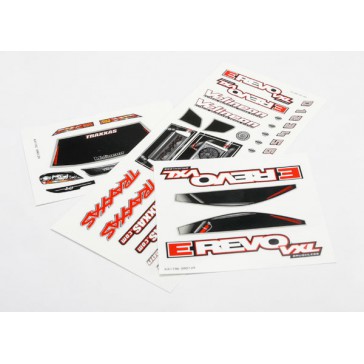 Decal sheets, 1/16 E-Revo VXL