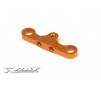 T4 ALU STEERING PLATE 8MM FOR DUAL SERVO SAVER - ORANGE