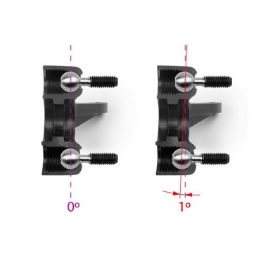 Composite Steering Block 1 deg. King-Pin Left