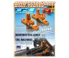 T3 Alu Upper Clamp With Adj. Roll-Center (L+R) - Orange