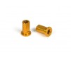 T2 Alu Nut For Susp. Holder - Orange (2)