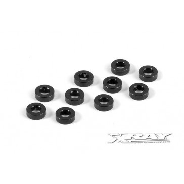 Alu Shim 3X6X2.0Mm - Black (10)