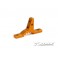 T3 Alu Upper Clamp For Bulkheads - Orange