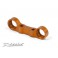 ALU STEERING PLATE FOR DUAL SERVO SAVER - ORANGE