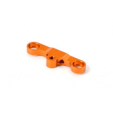 T4'14 ALU STEERING PLATE 8.5MM FOR DUAL SERVO SAVER - ORANGE