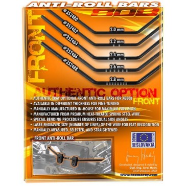 XB808 Front Anti-Roll Bar 2.0mm