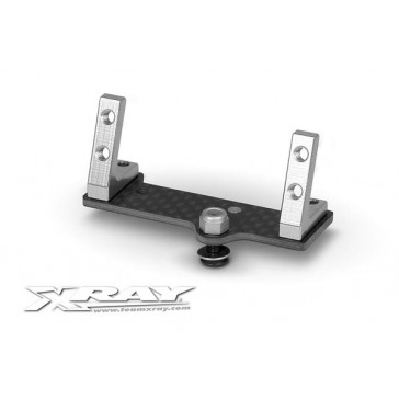 Center Graphite Servo Mount + Alu Stands - Set (Mid-Size)