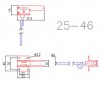 25 - 46 85 Deg Main Electric Retract Unit