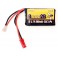 DISC.. Batterie Lipo 1s 3.7V 600mAh 25C pour V120D02S/ W100 & Traxxas